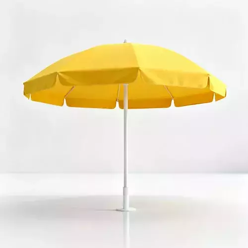 Solara Classic Beach Umbrella Low Poly 3D Model
