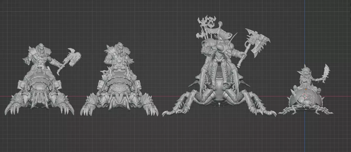 Ork bug calvary collection 3D print model