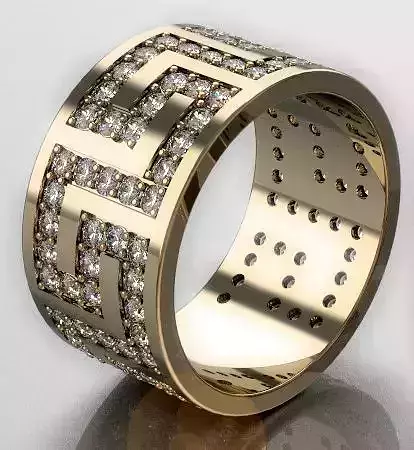 Ring Egyptian pattern