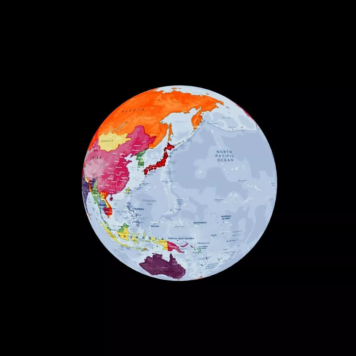 World Map 3D model