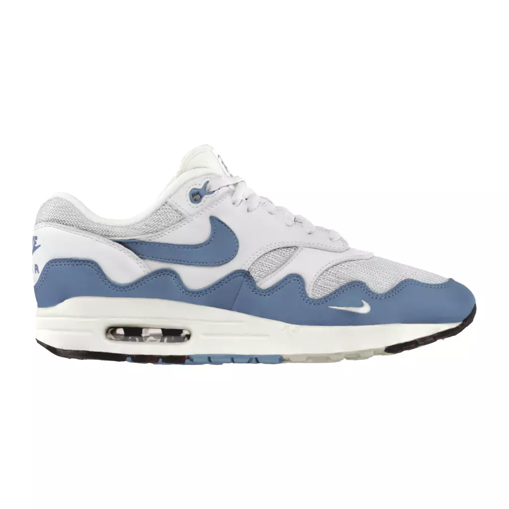 Nike Air Max 1 Patta Noise Aqua Low-poly 3D model