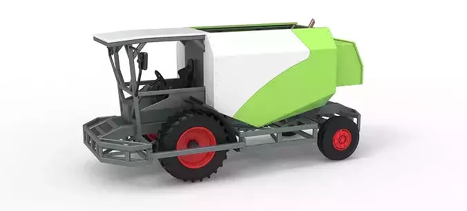 Racing Combine Harvester Scale 1 to 25