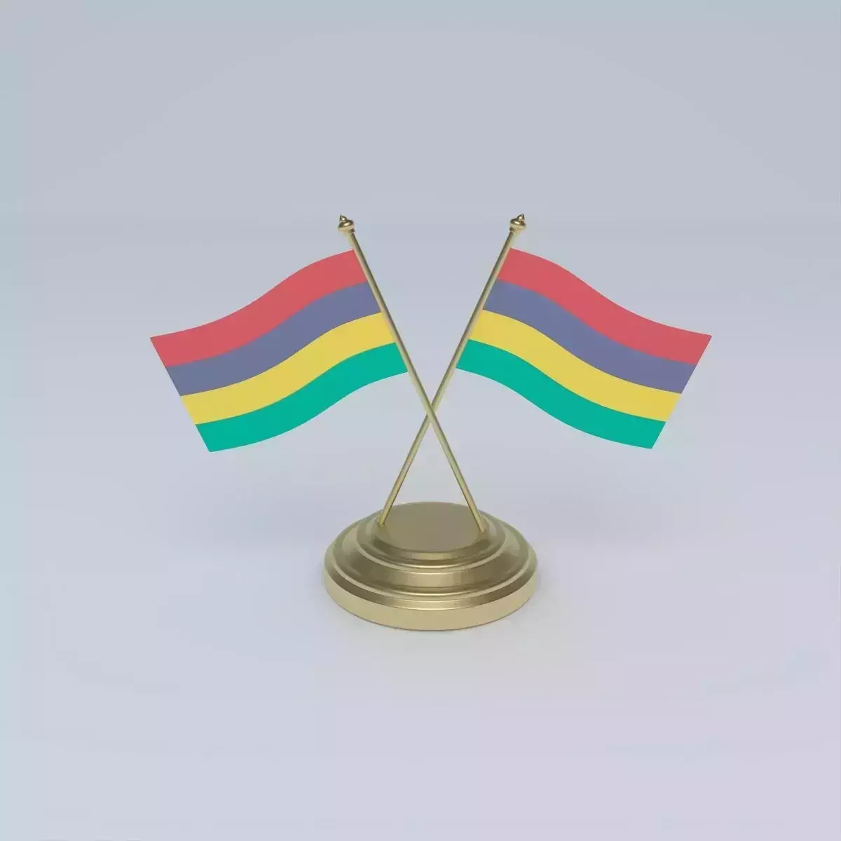 Flag of Mauritius 3D model