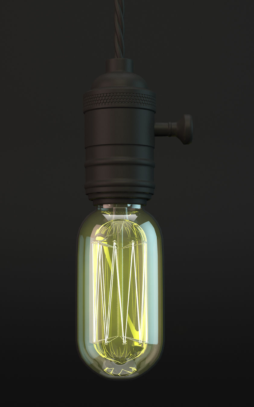 Vintage Bulbs 3D model_4