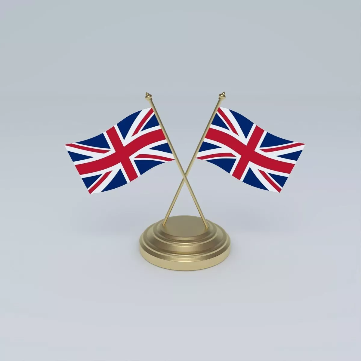 Flag of the United Kingdom 1 2 3D model