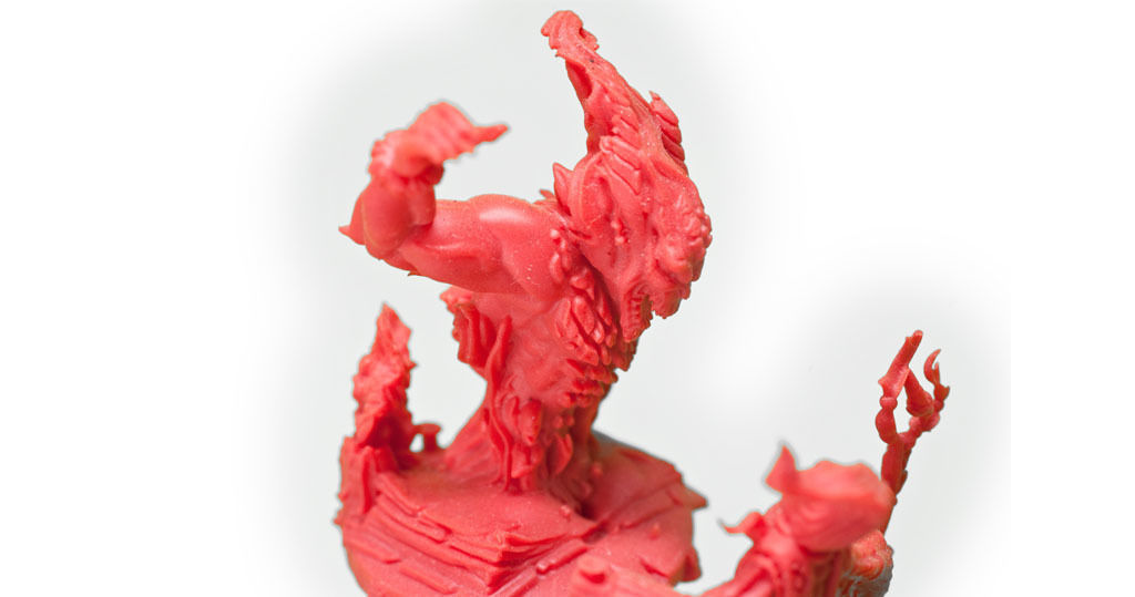 demon and wizard 3D print model_1