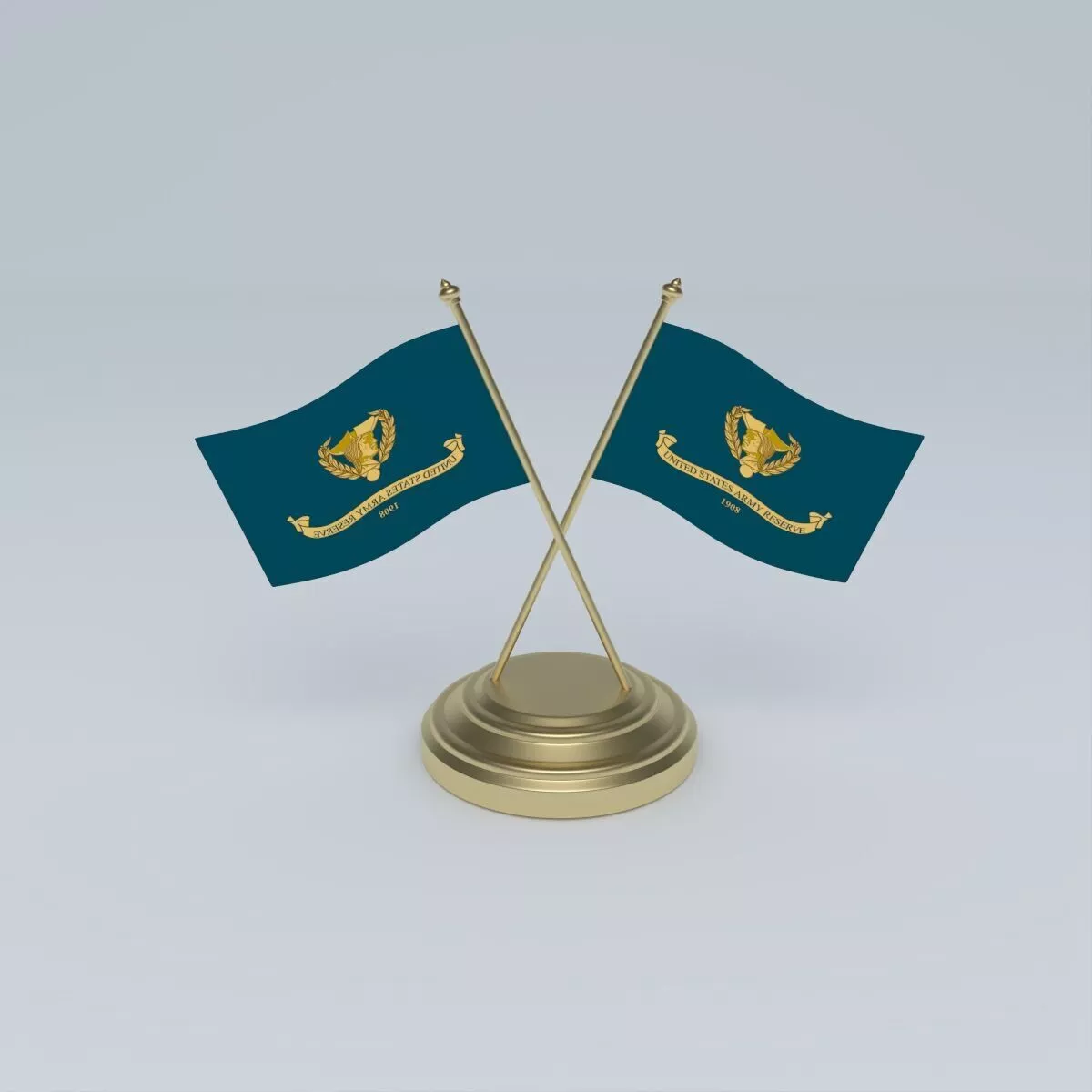 Flag of the Chief of the US Army Reserve 3D model