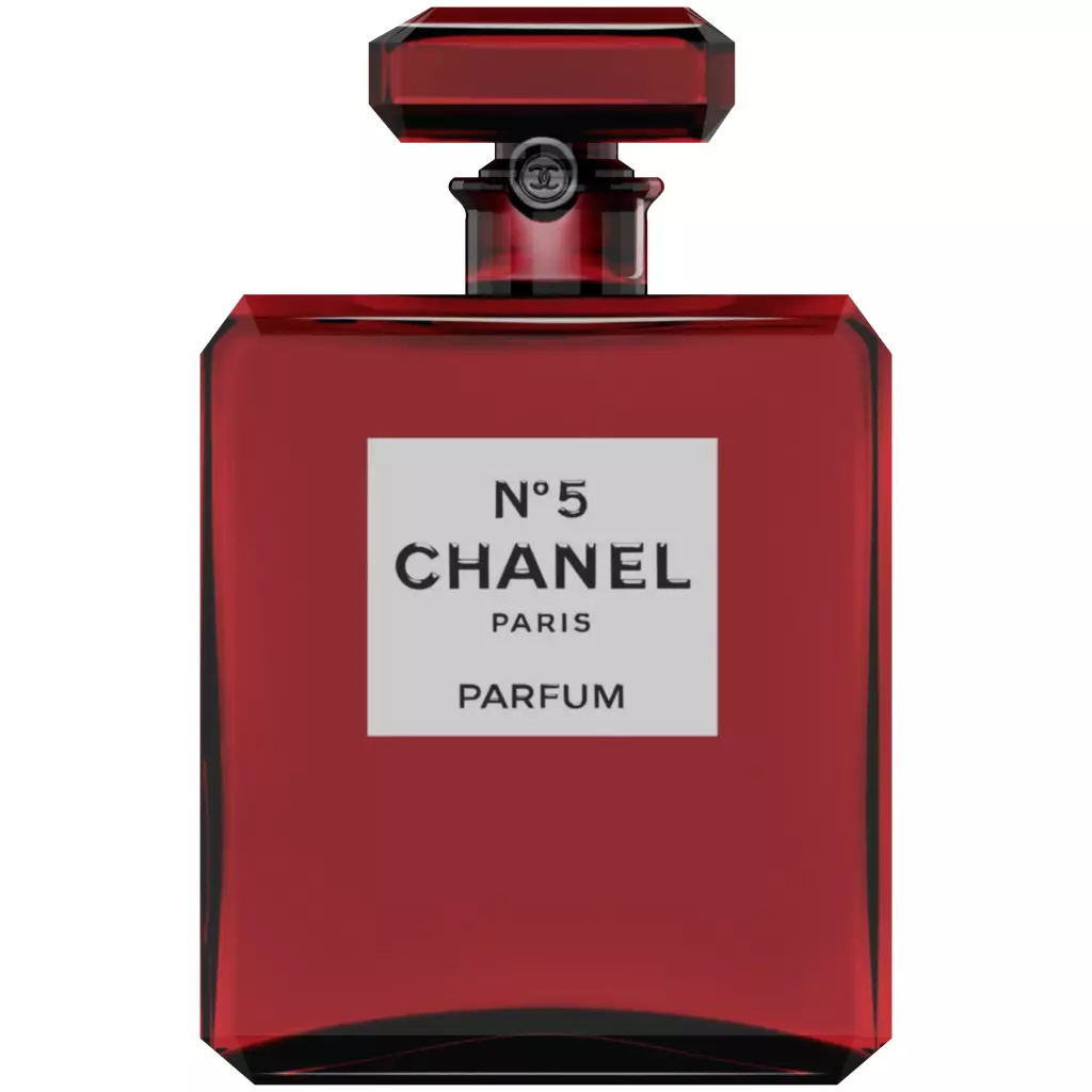 Chanel No5 Parfum Low-poly 3D model