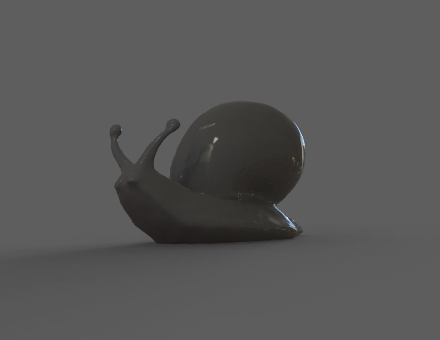 Snail 3D print model_6