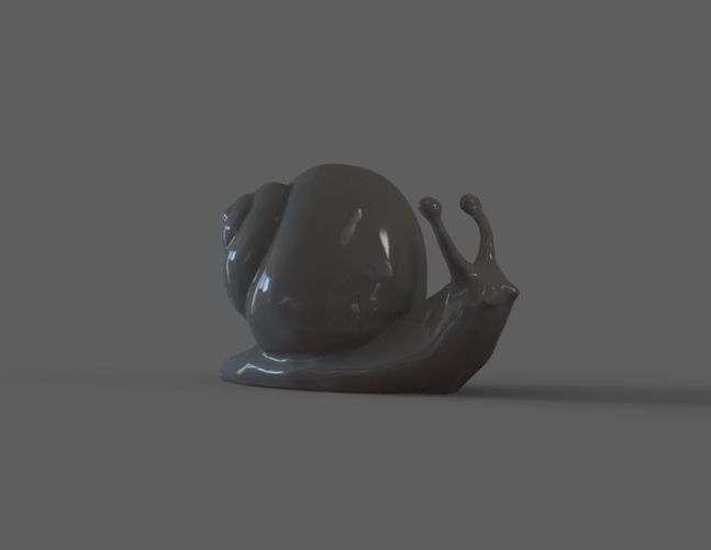 Snail 3D print model