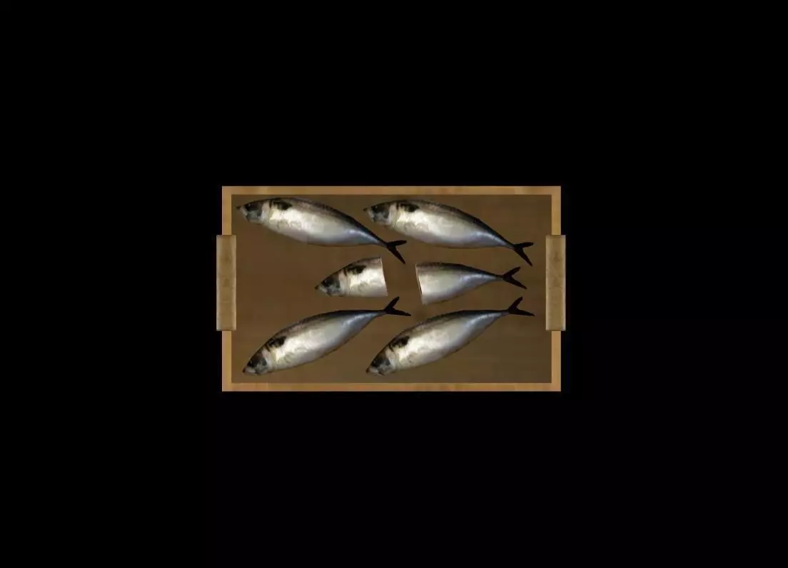 Fish crate Free low-poly 3D model