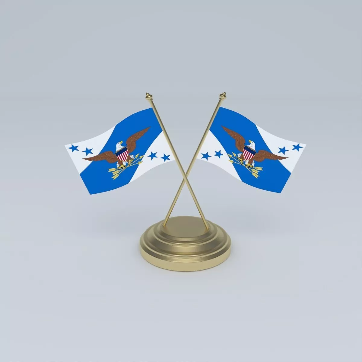 Flag of the Vice Chairman of the Joint Chiefs of Staff 3D model