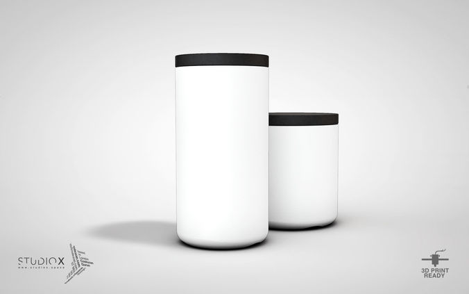 ELEMENTs STORAGE JAR  - TALL 3D print model