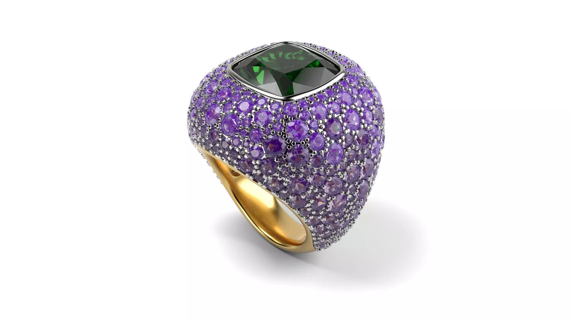 Copy of DeGriogono Melody of Colors Collection ring 3D print model_0
