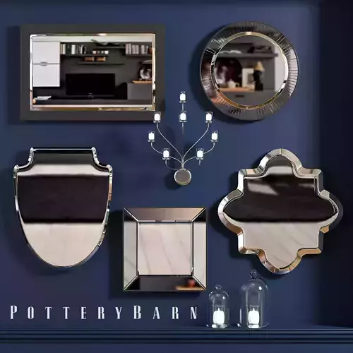 mirror frames 3D model