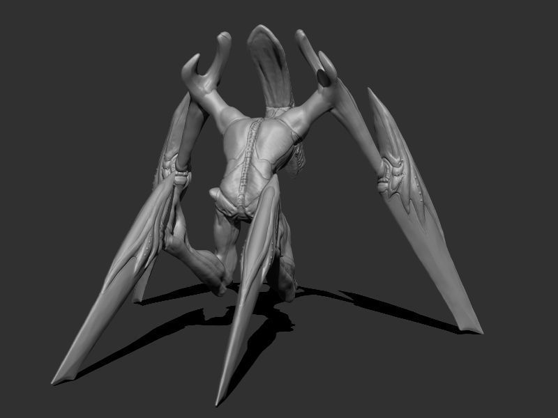 Guardian the Ripper Low-poly 3D model_10