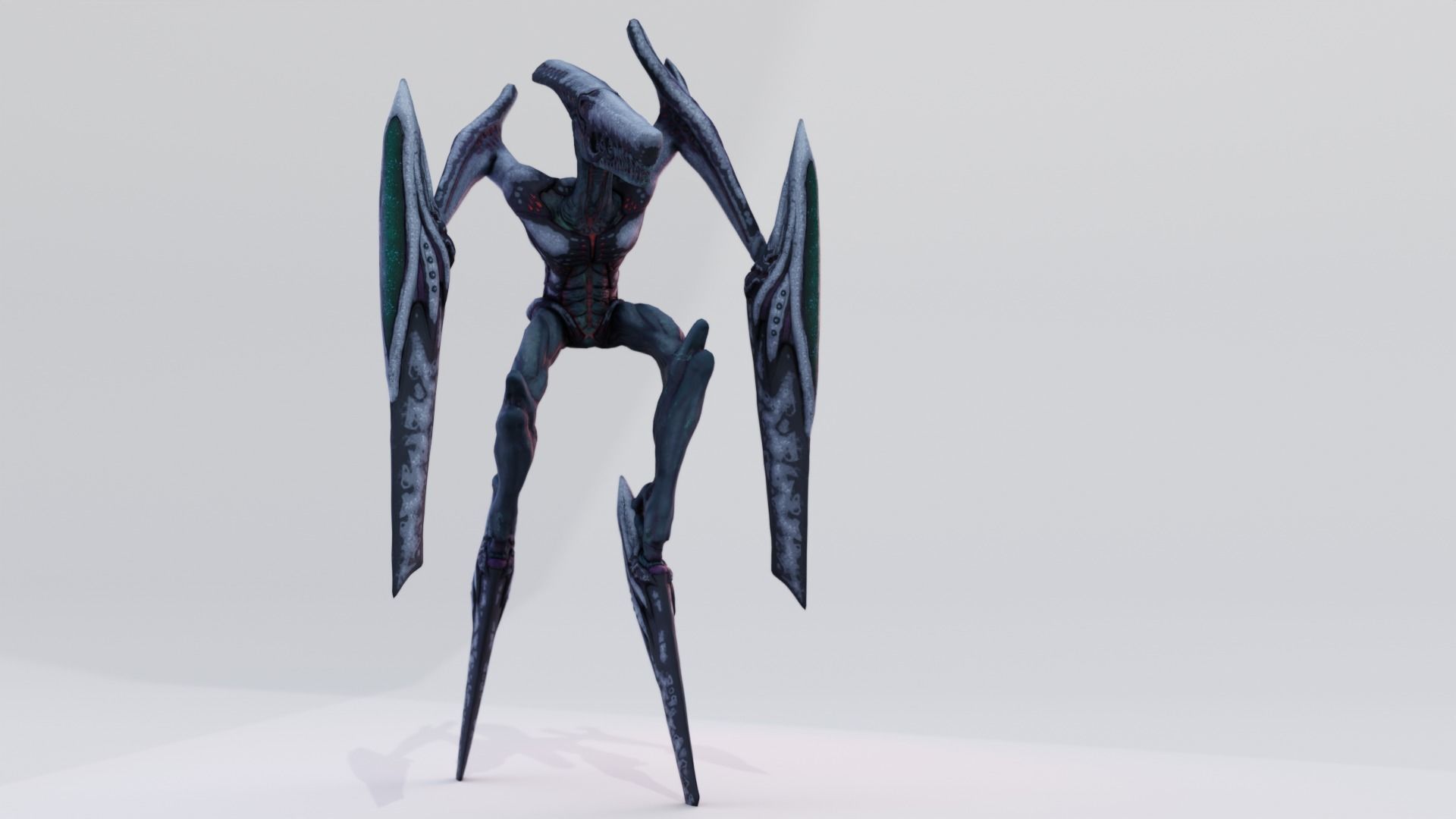 Guardian the Ripper Low-poly 3D model_1