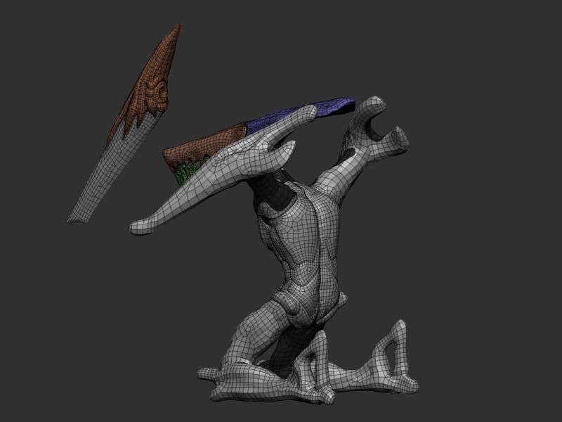Guardian the Ripper Low-poly 3D model_6