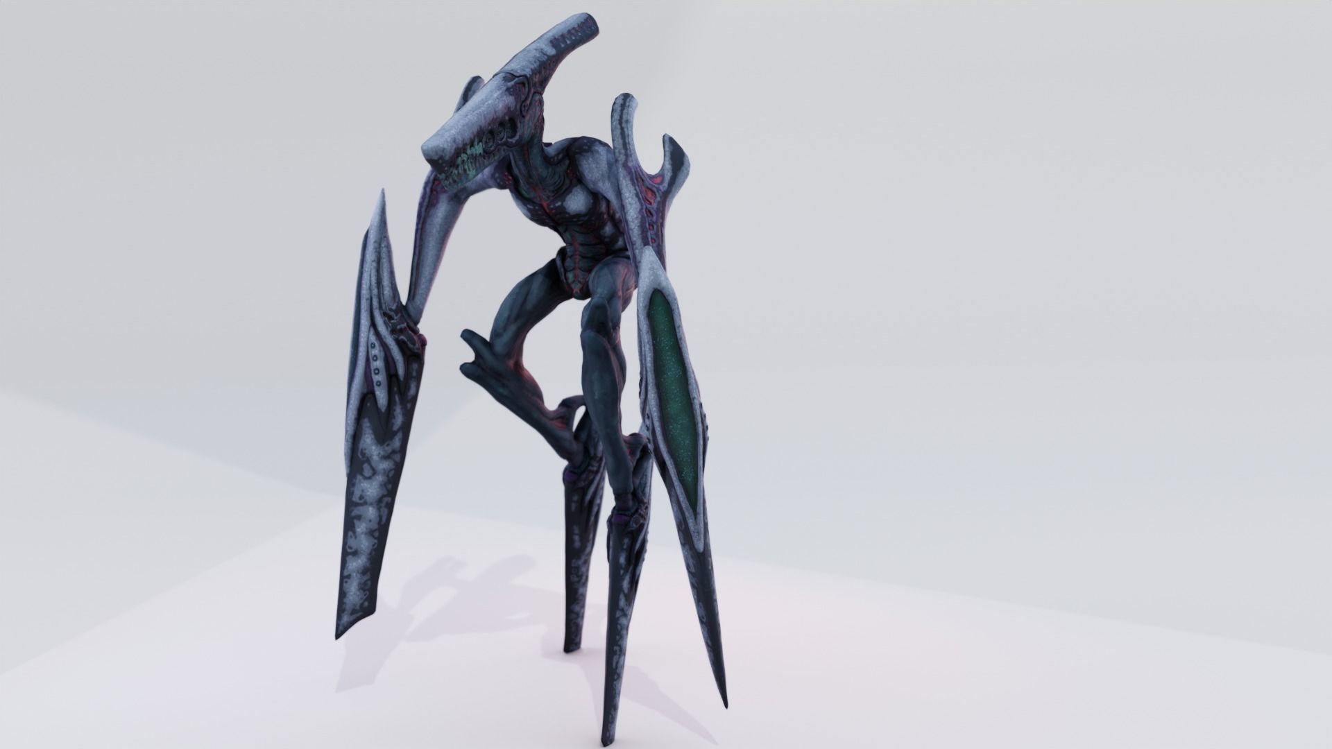 Guardian the Ripper Low-poly 3D model_2