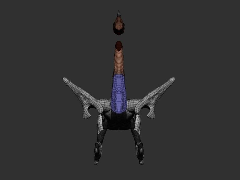 Guardian the Ripper Low-poly 3D model_5