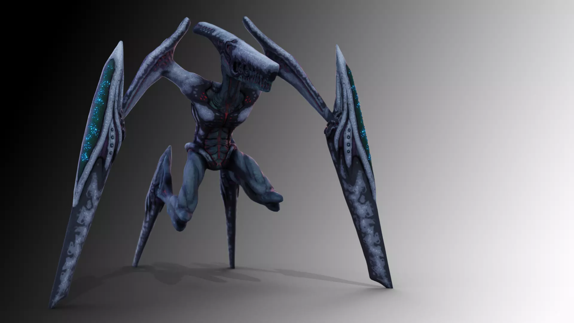 Guardian the Ripper Low-poly 3D model_0