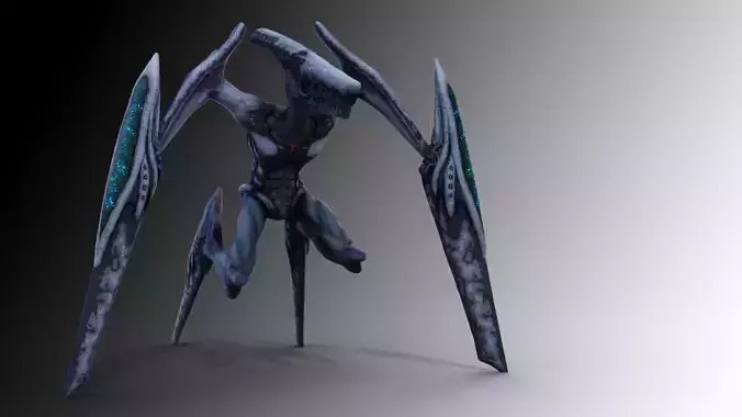 Guardian the Ripper Low-poly 3D model
