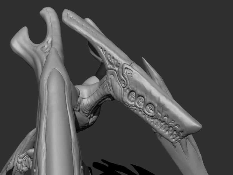 Guardian the Ripper Low-poly 3D model_9