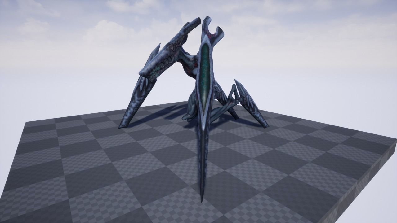 Guardian the Ripper Low-poly 3D model_14