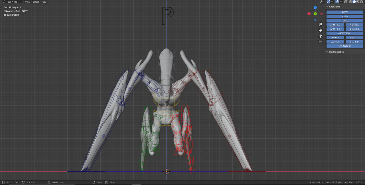 Guardian the Ripper Low-poly 3D model_18