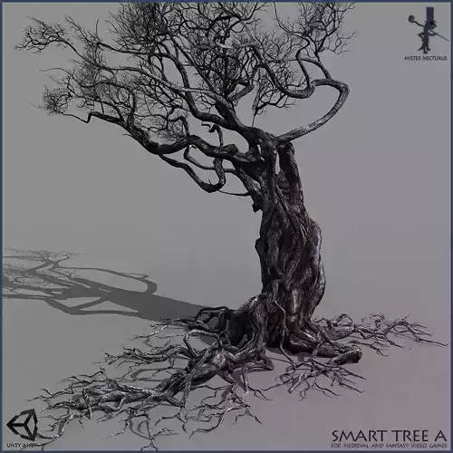 Smart Tree A Low-poly 3D model