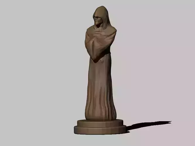 Monk statue