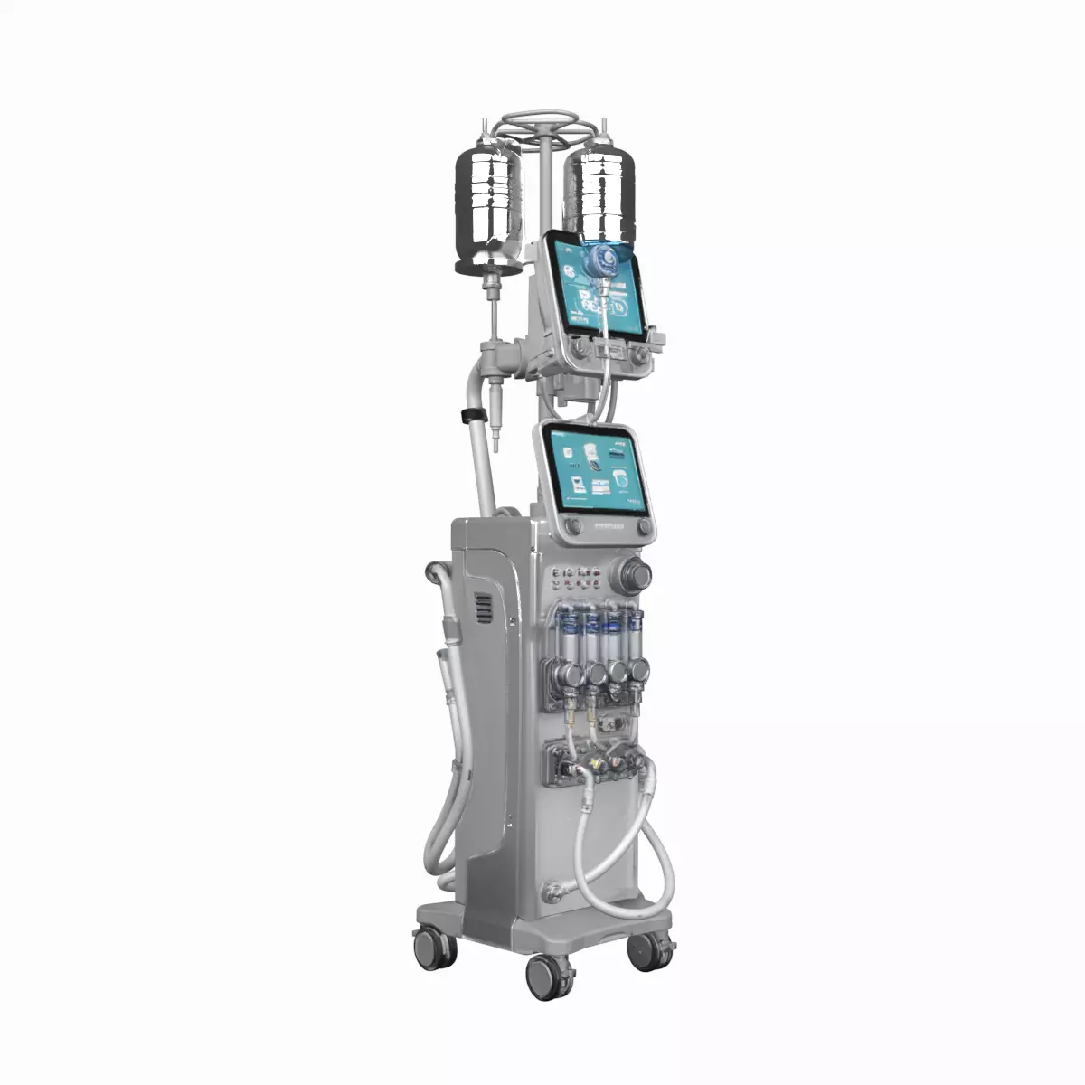 Intricate High-Resolution 3D Model of Hemodialysis Machine 3D model