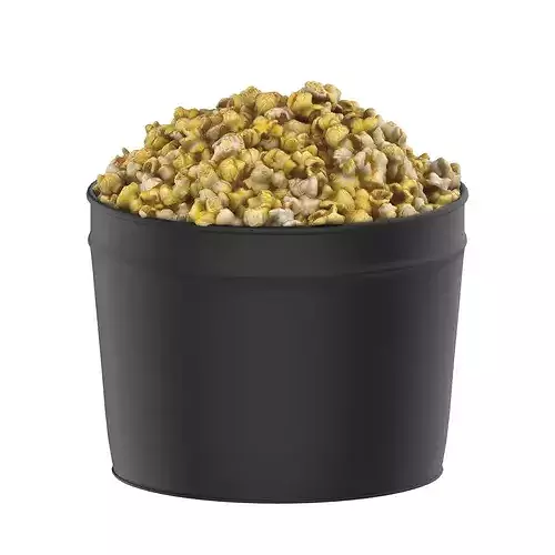 Popcorn Tin Low-poly 3D model 6