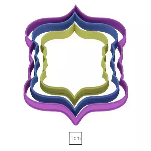 Set Plate 19 cookie cutter for professional Free 3D print model