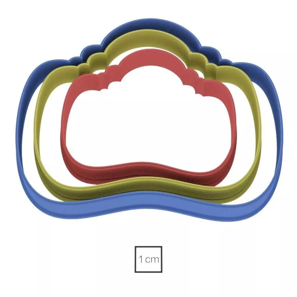 Set Plate 17 cookie cutter for professional Free 3D print model