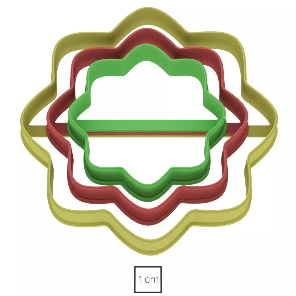Set Plate 15 cookie cutter for professional Free 3D print model