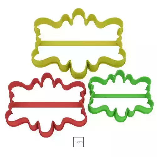 Plate 6 cookie cutter for professional