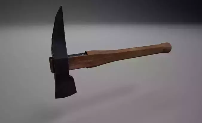 WW1 German Pickaxe asset