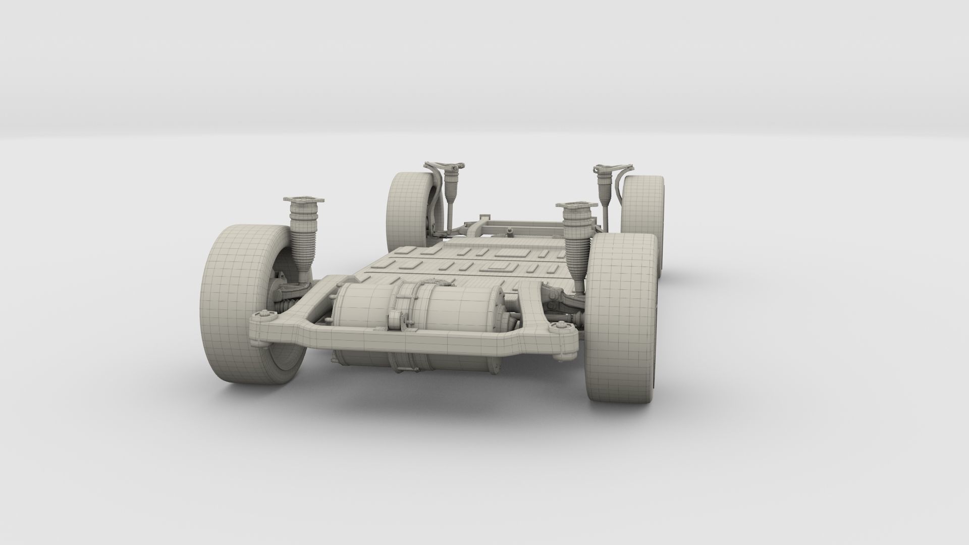 Tesla Model 3 Chassis 3D model_18