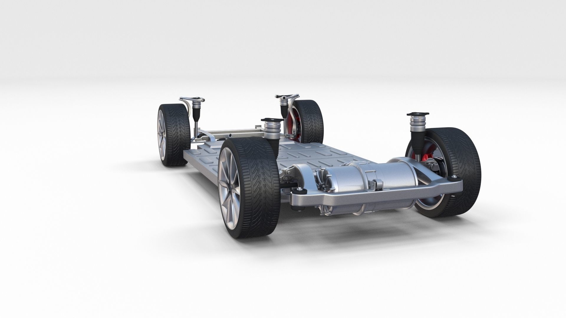 Tesla Model 3 Chassis 3D model_6