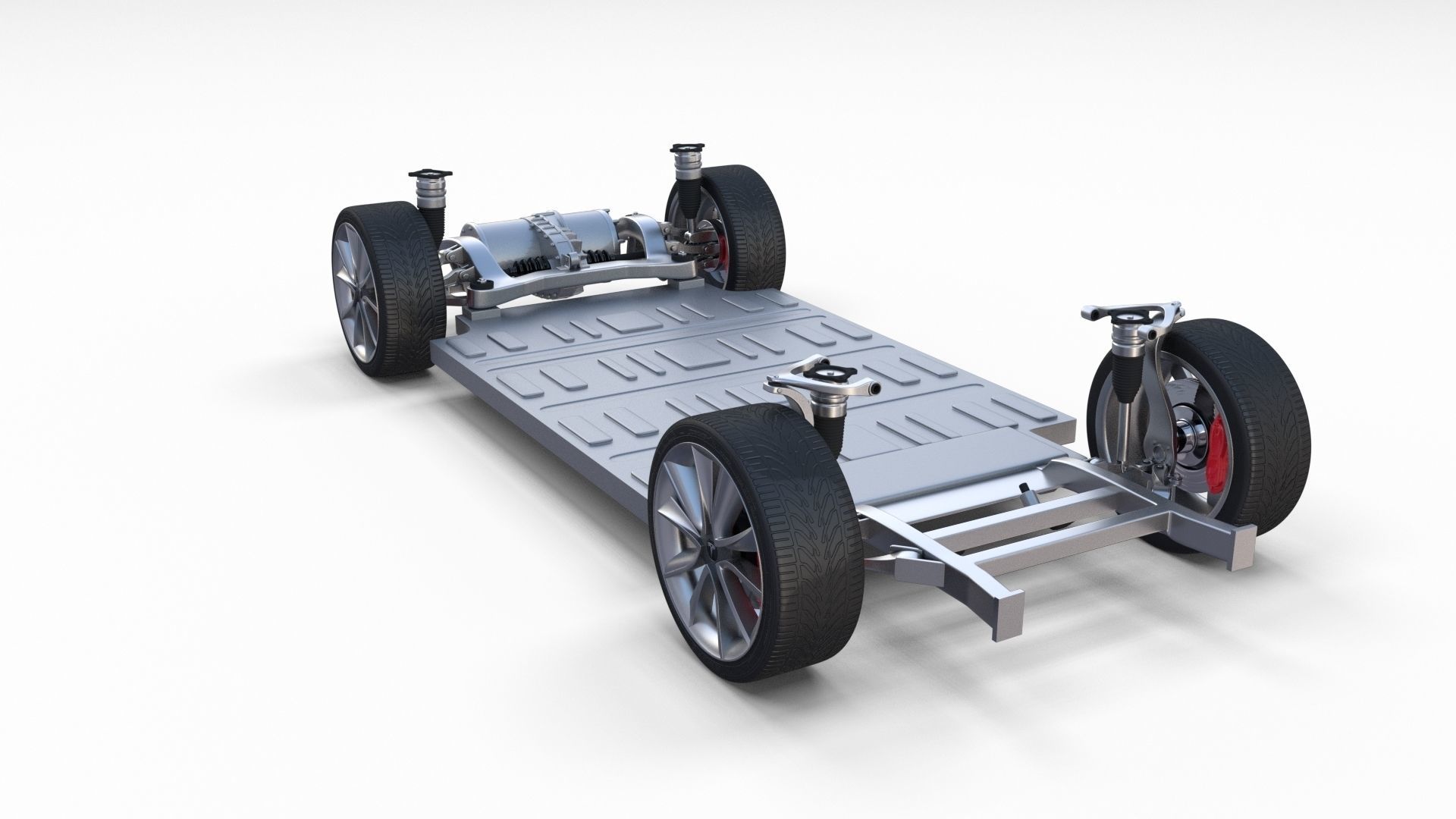 Tesla Model 3 Chassis 3D model_23