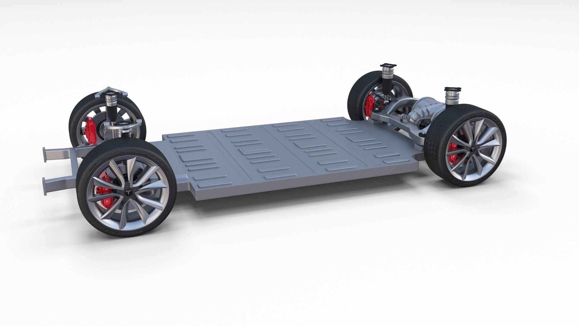 Tesla Model 3 Chassis 3D model_21