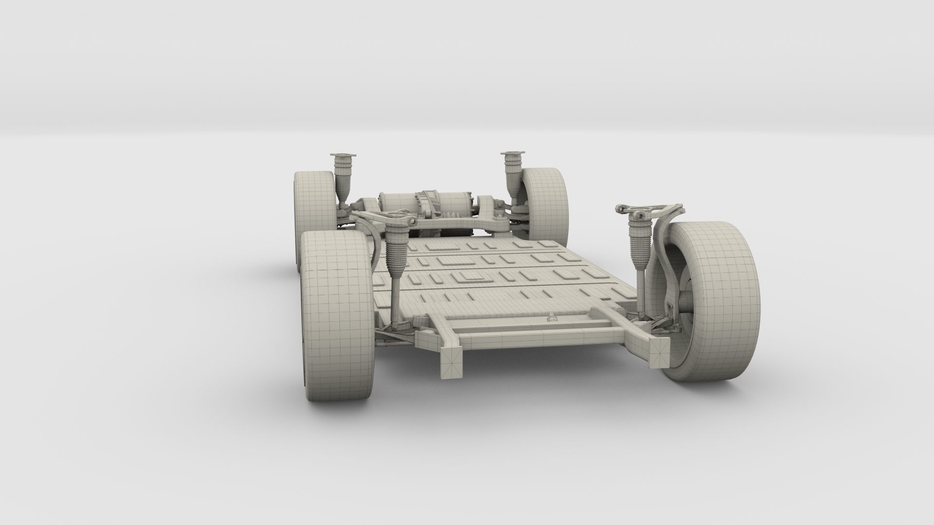 Tesla Model 3 Chassis 3D model_26
