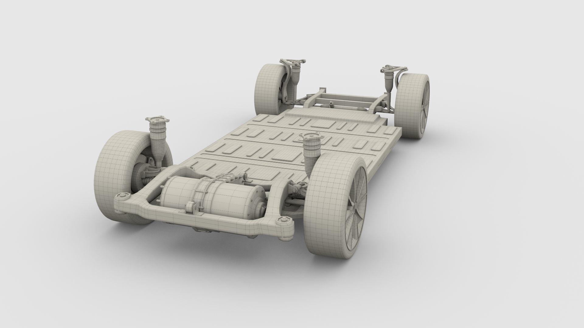 Tesla Model 3 Chassis 3D model_7