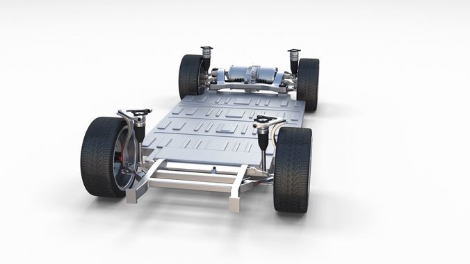 Tesla Model 3 Chassis 3D model