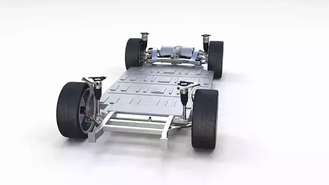 Tesla Model 3 Chassis 3D model