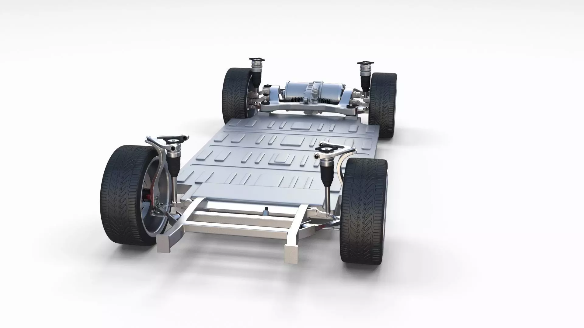 Tesla Model 3 Chassis 3D model_0