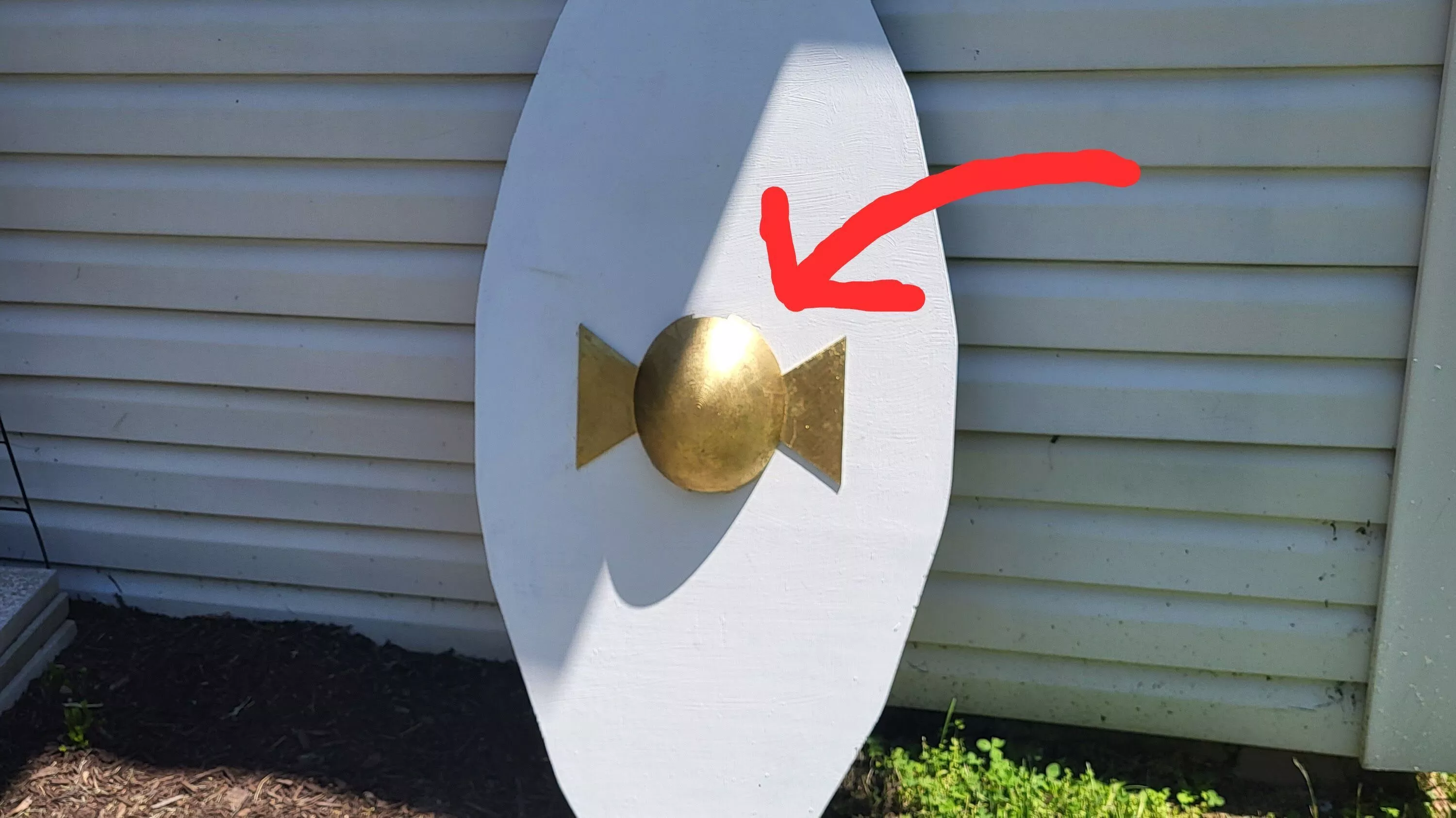 Hellenic 3D printable Boss for thureos shield replicas 3D print model