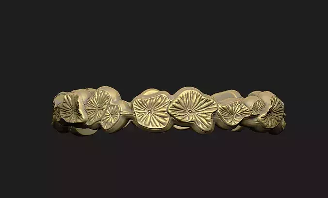 lotus leaf band floral-ring pansy  flower-band organic