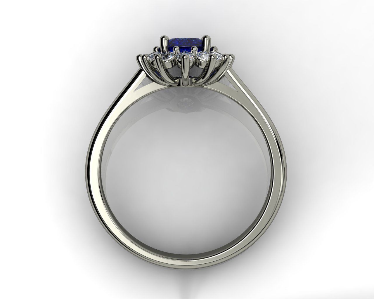 Princess Diana Ring 3D print model_3
